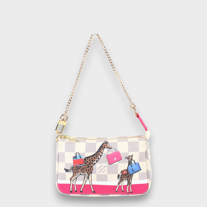Louis Vuitton Mini Pochette Accessories Giraffe