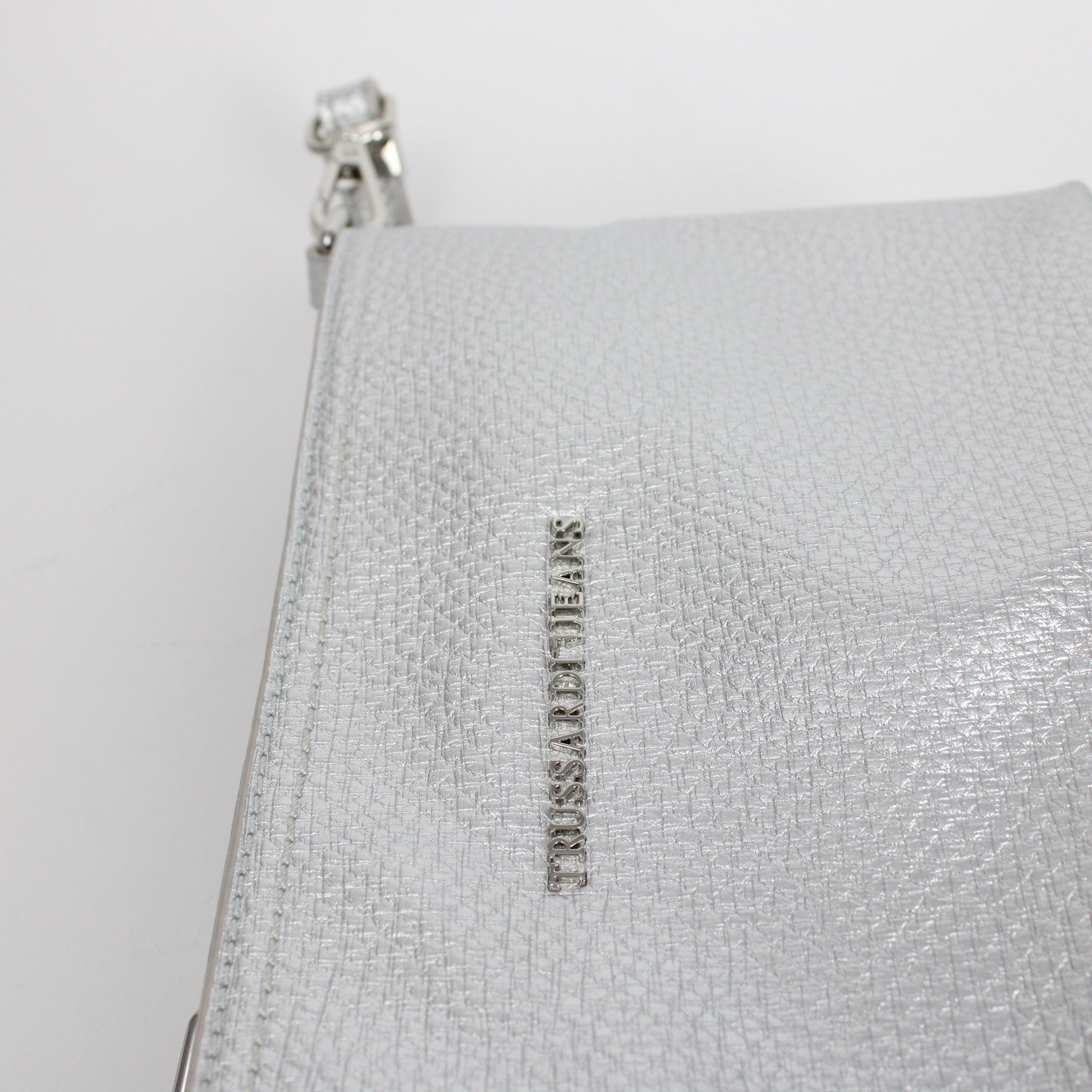 Trussardi Jeans Shoulder Bag Silver