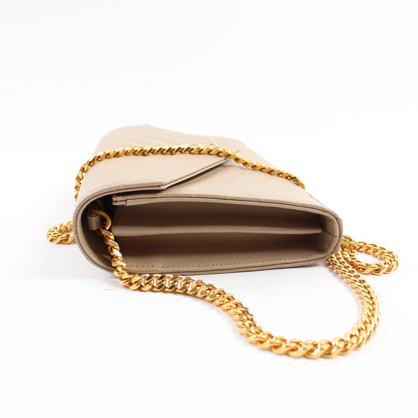 Saint Laurent Cassandre Pochette Con Catena