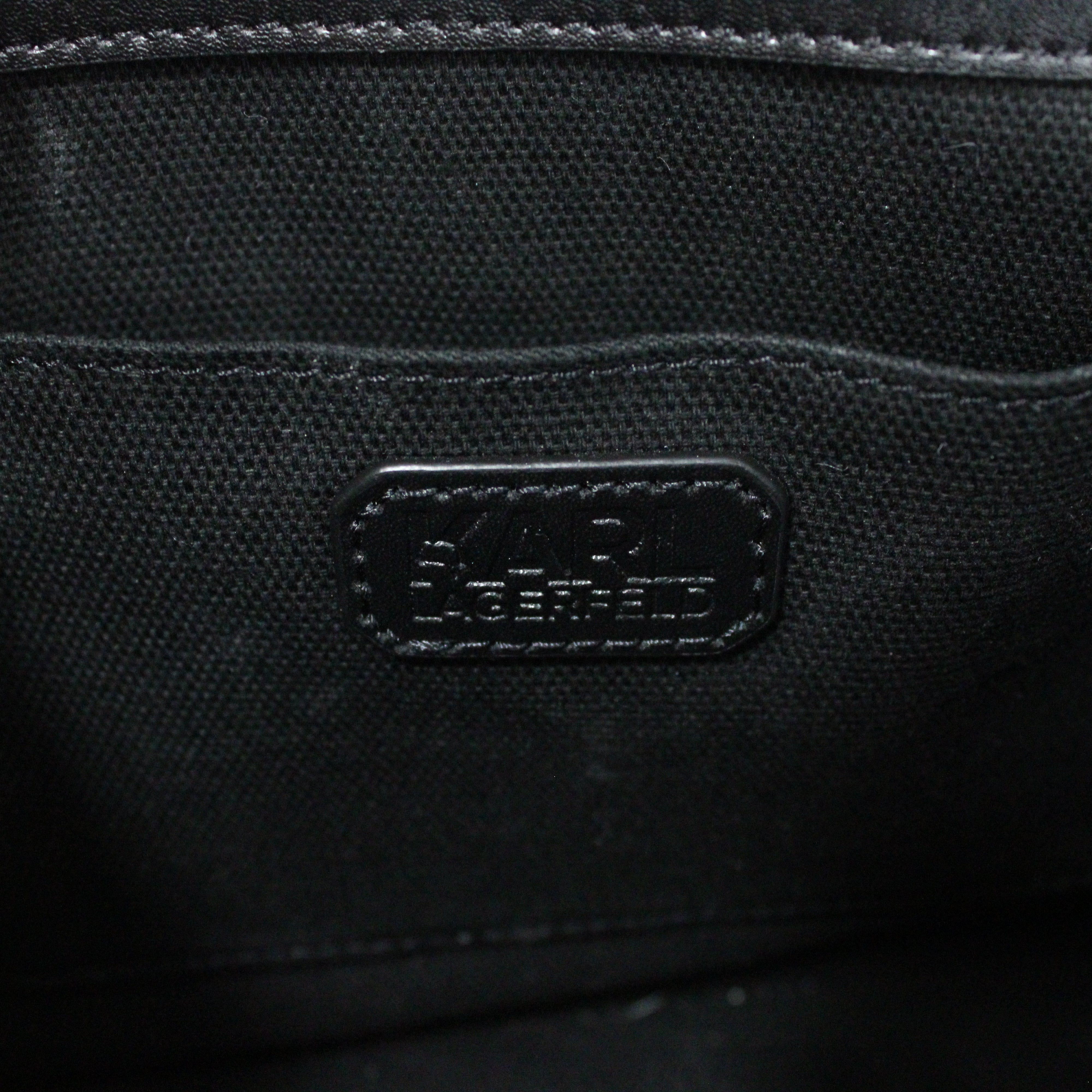 Karl Lagerfeld Classic Black Shoulder Bag