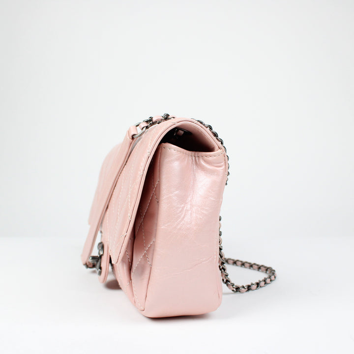 Chanel CC Pleats Flap Rosa