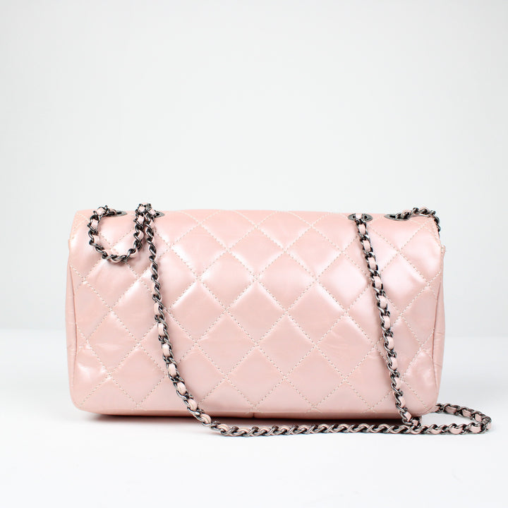 Chanel CC Pleats Flap Rosa