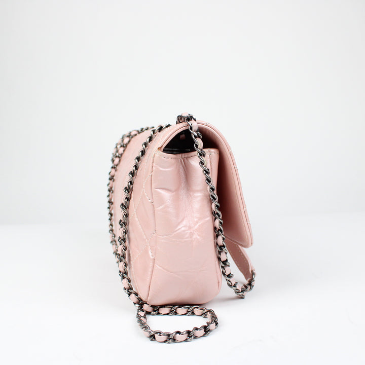 Chanel CC Pleats Flap Rosa