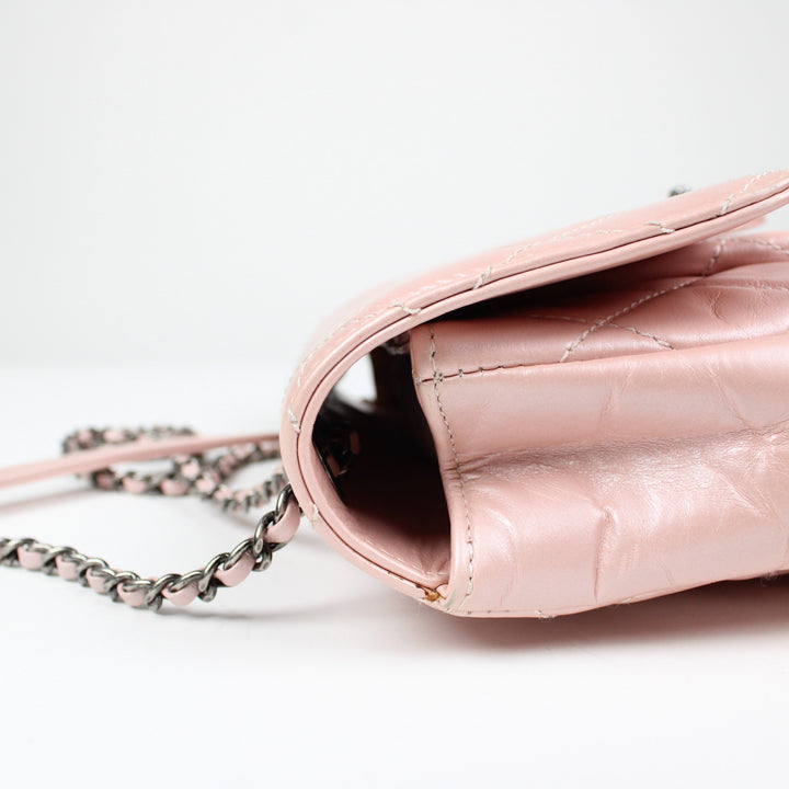 Chanel CC Pleats Flap Rosa