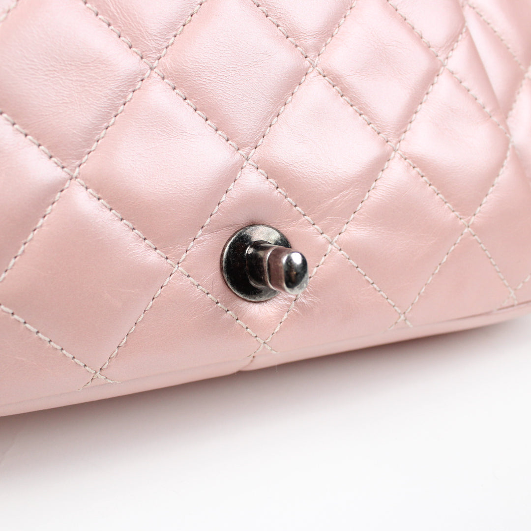Chanel CC Pleats Flap Rosa