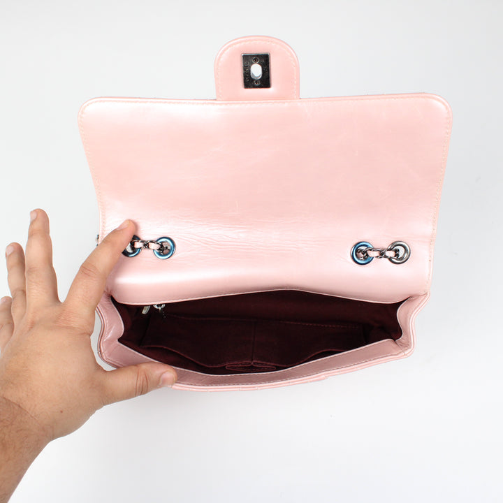Chanel CC Pleats Flap Rosa