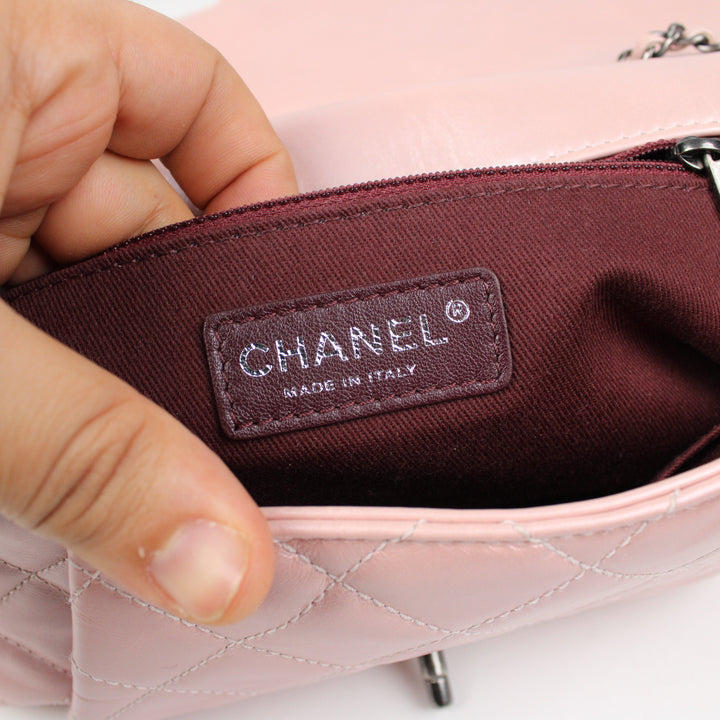 Chanel CC Pleats Flap Rosa