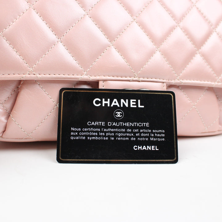Chanel CC Pleats Flap Rosa