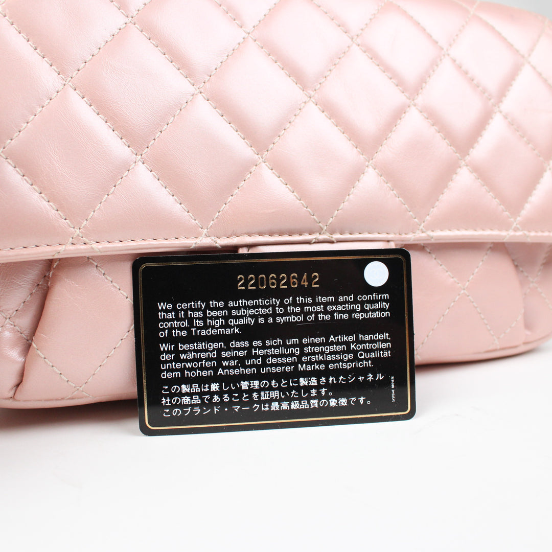 Chanel CC Pleats Flap Rosa