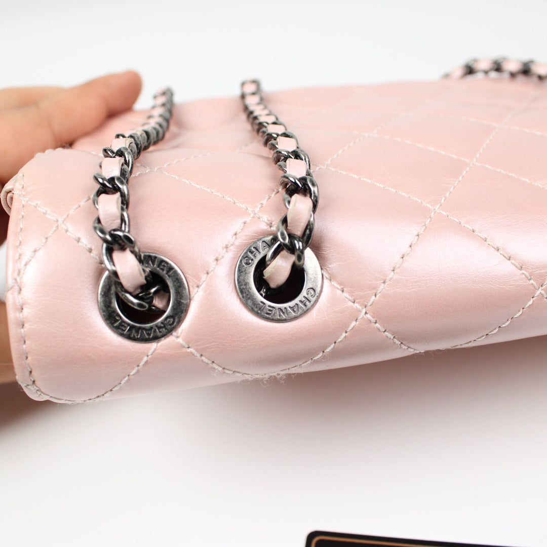 Chanel CC Pleats Flap Rosa