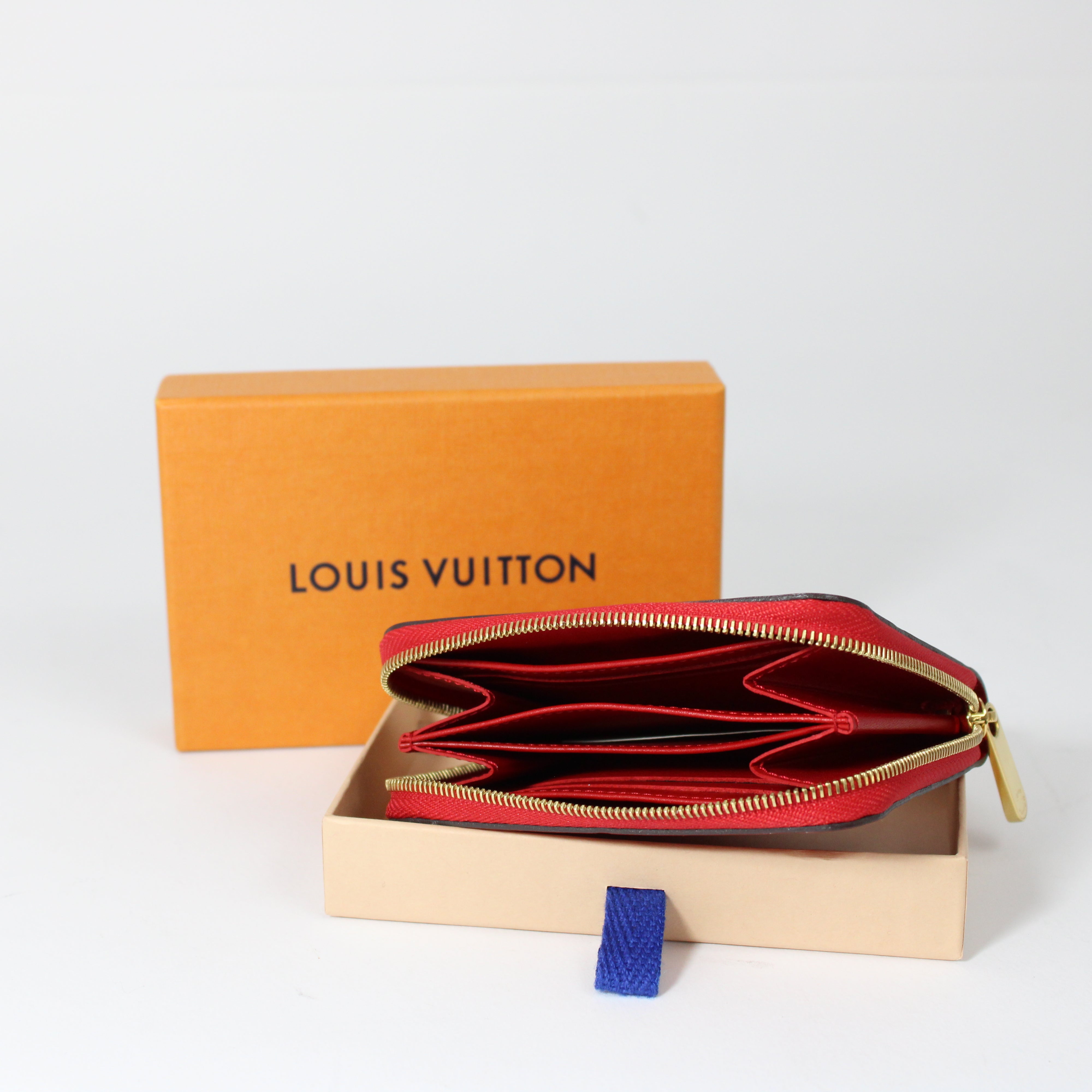 Louis Vuitton Porta Monete  Rosso Donna