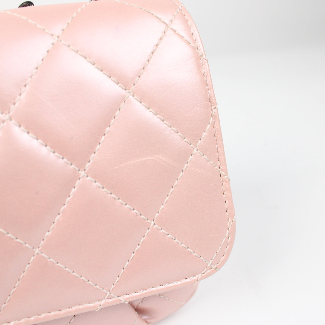 Chanel CC Pleats Flap Rosa