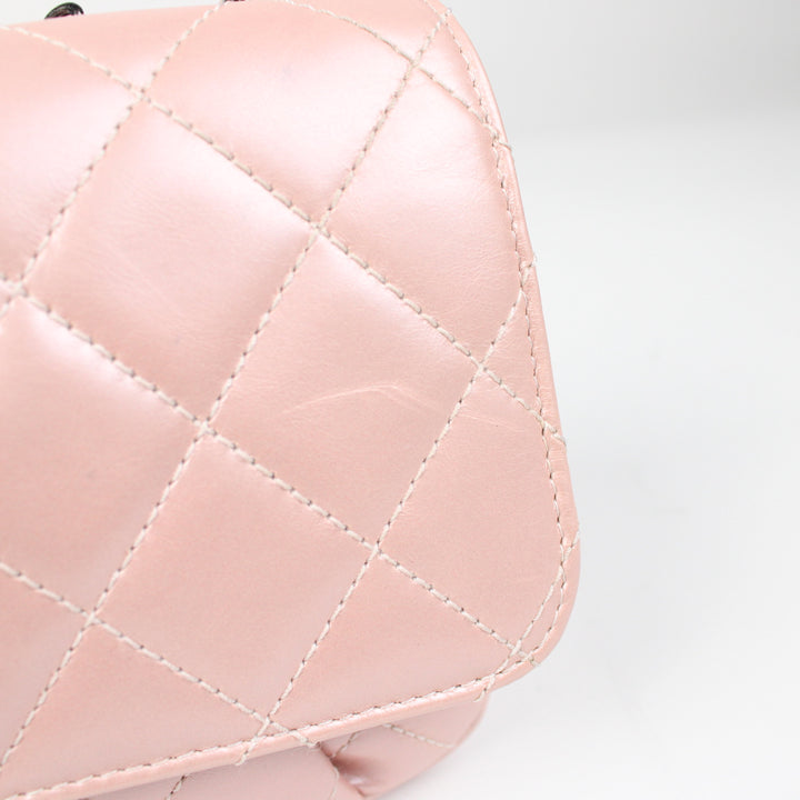 Chanel CC Pleats Flap Rosa