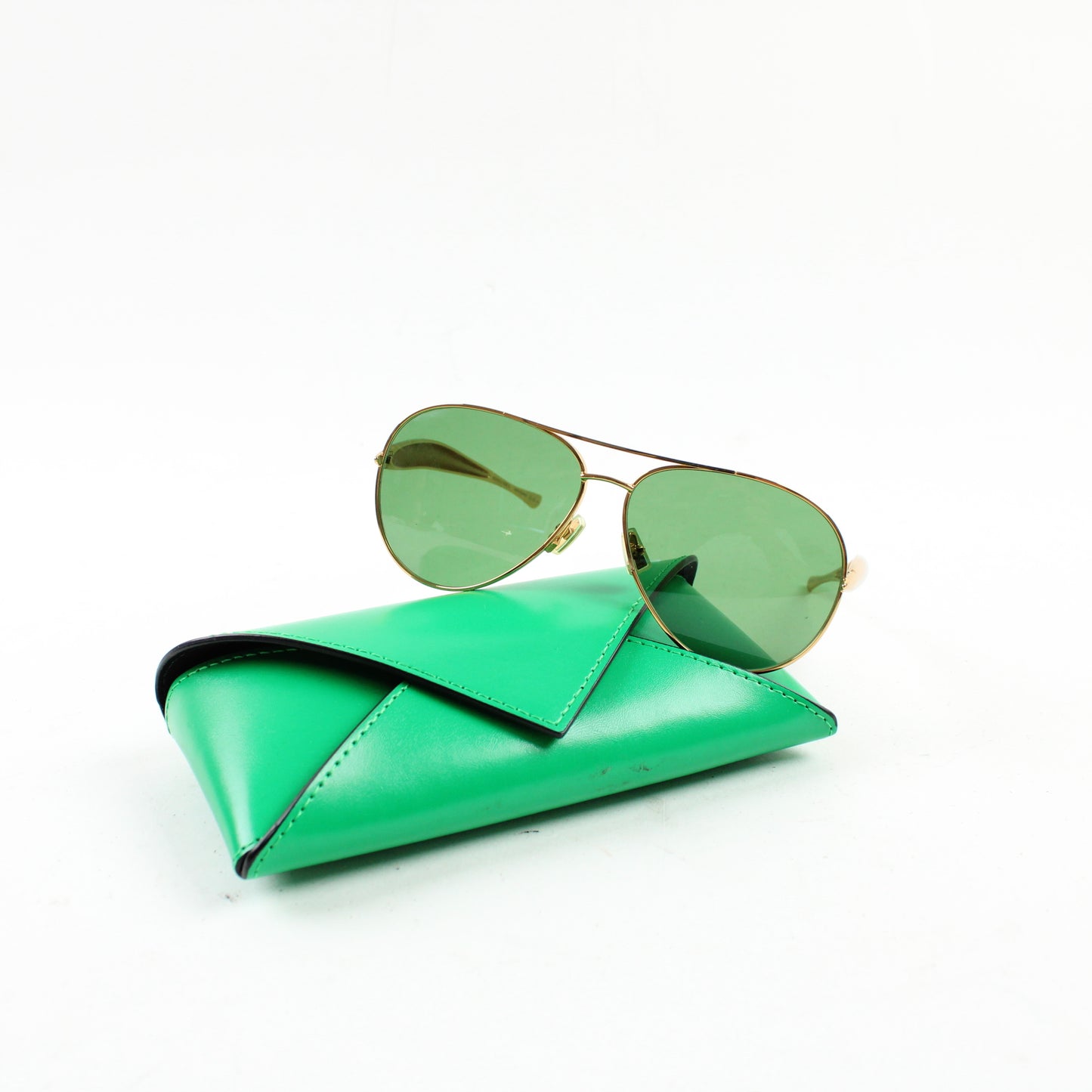 Occhiali Da Sole Bottega Veneta Aviator Sardine