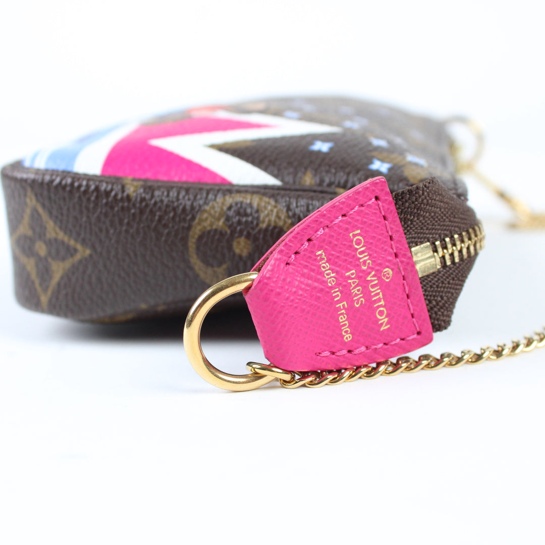 Louis Vuitton Mini Pochette Accessories Bears on Skis