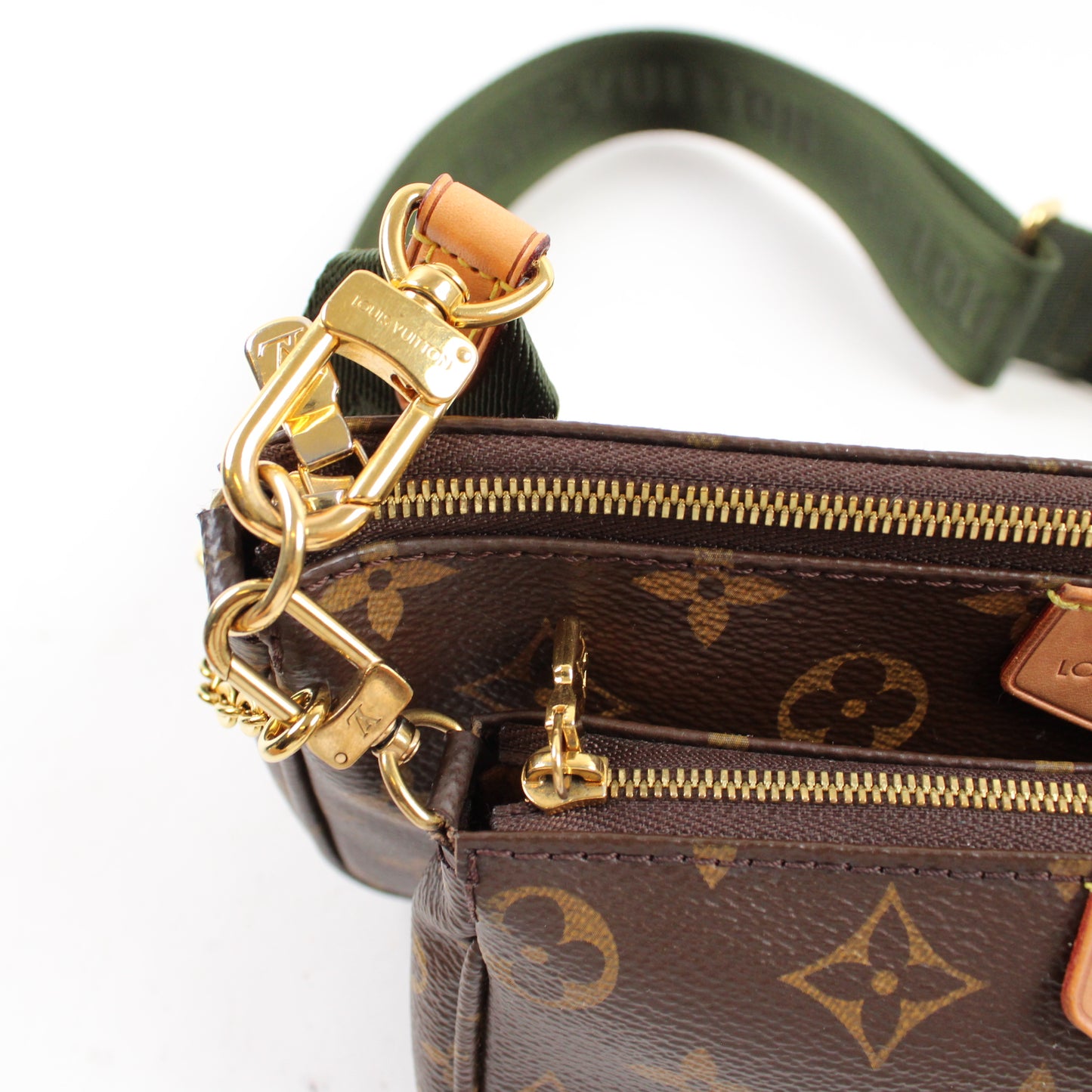 Louis Vuitton Multipochette Accessories Monogram Khaki
