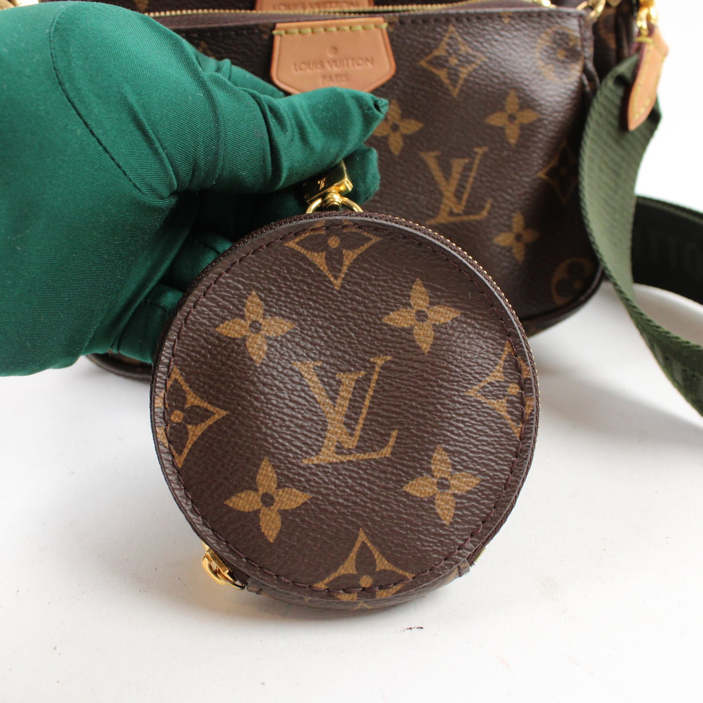 Louis Vuitton Multipochette Accessories Monogram Khaki