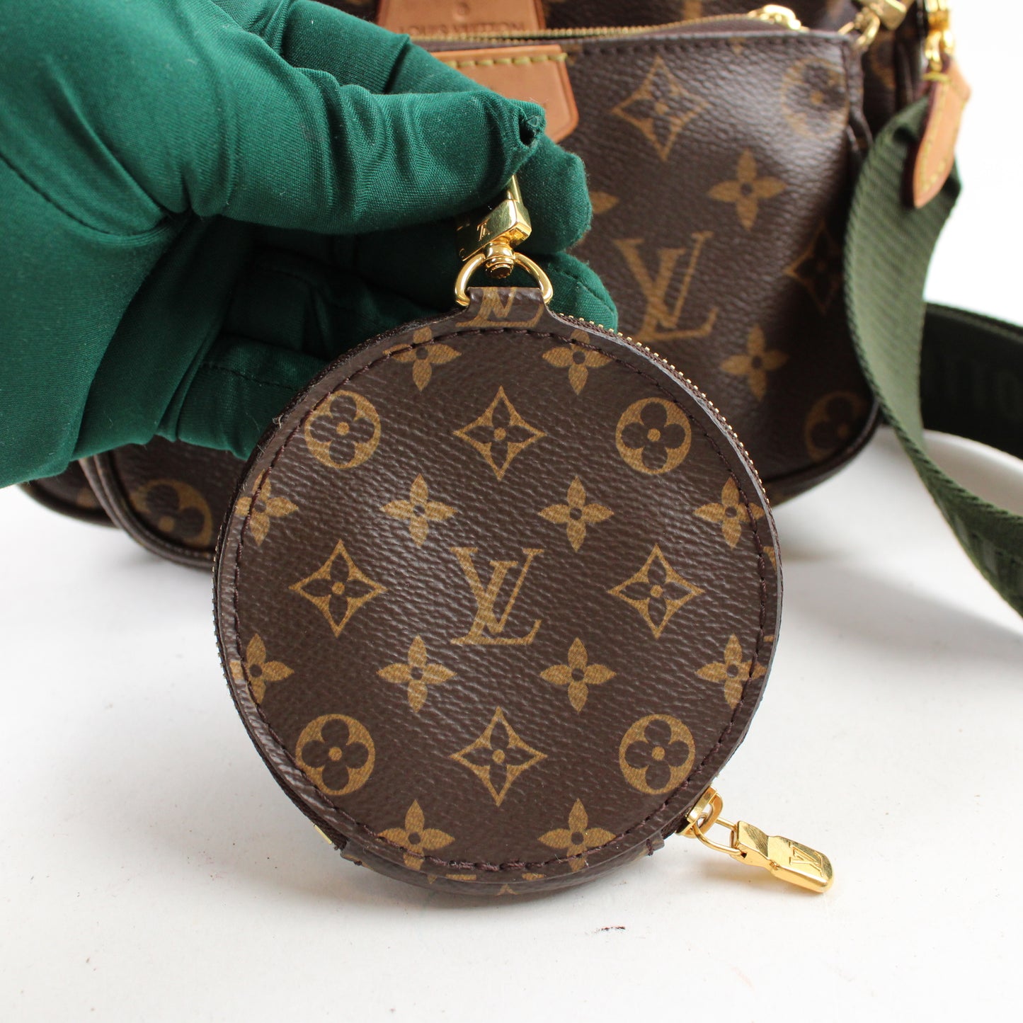 Louis Vuitton Multipochette Accessories Monogram Khaki