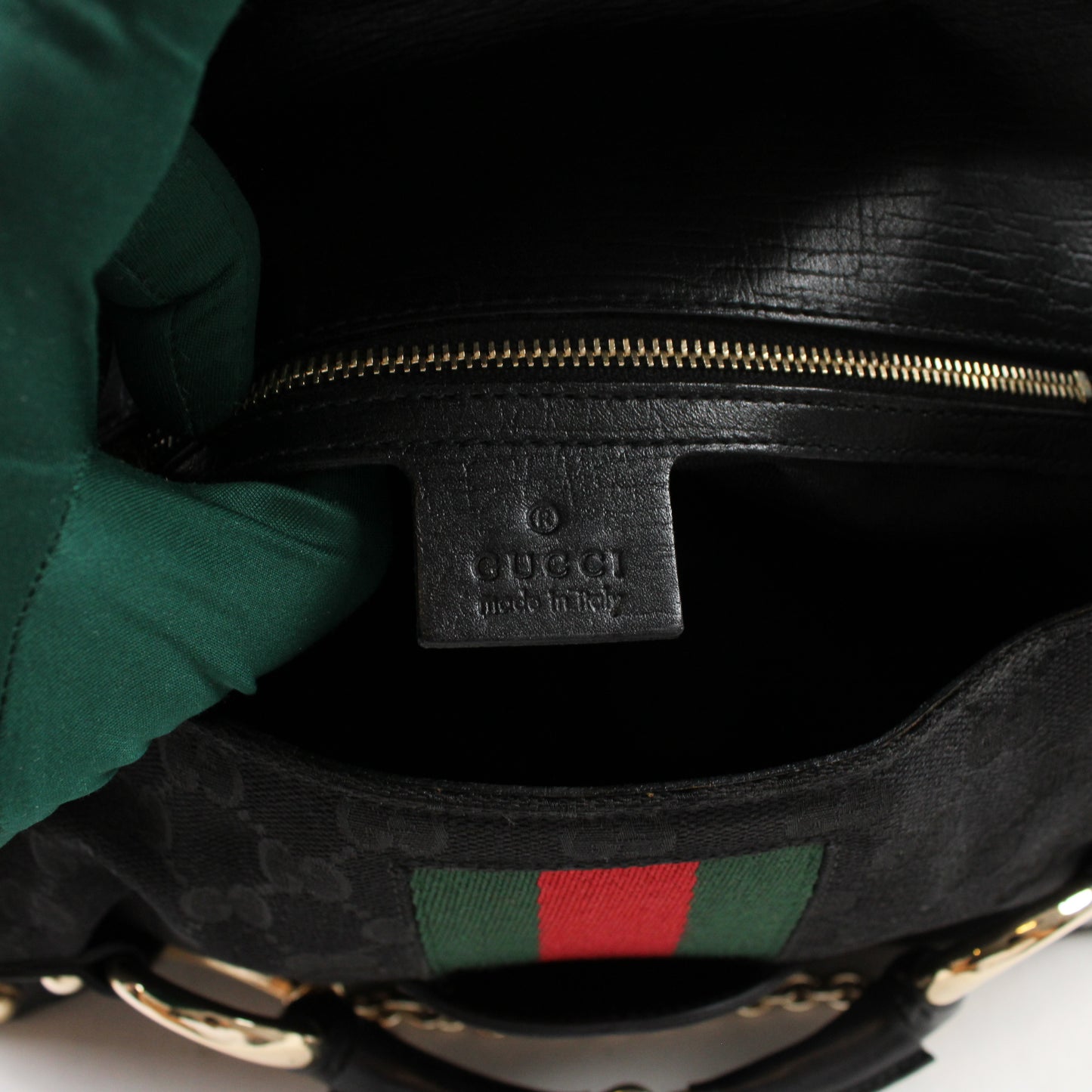 Gucci Horsebit GG Nera Vintage