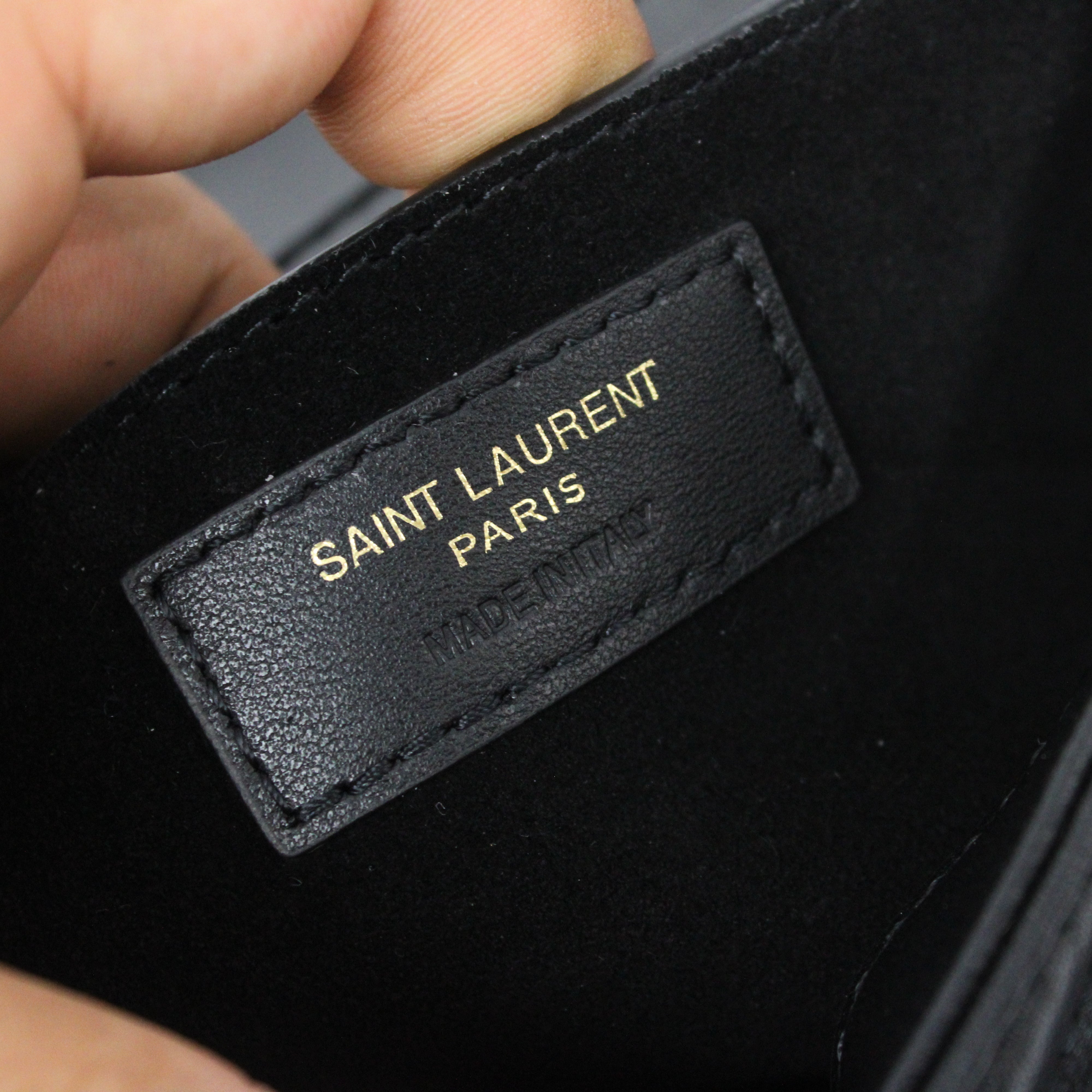 Saint Laurent Hobo Le 57 In Pelle Matelassé Nera