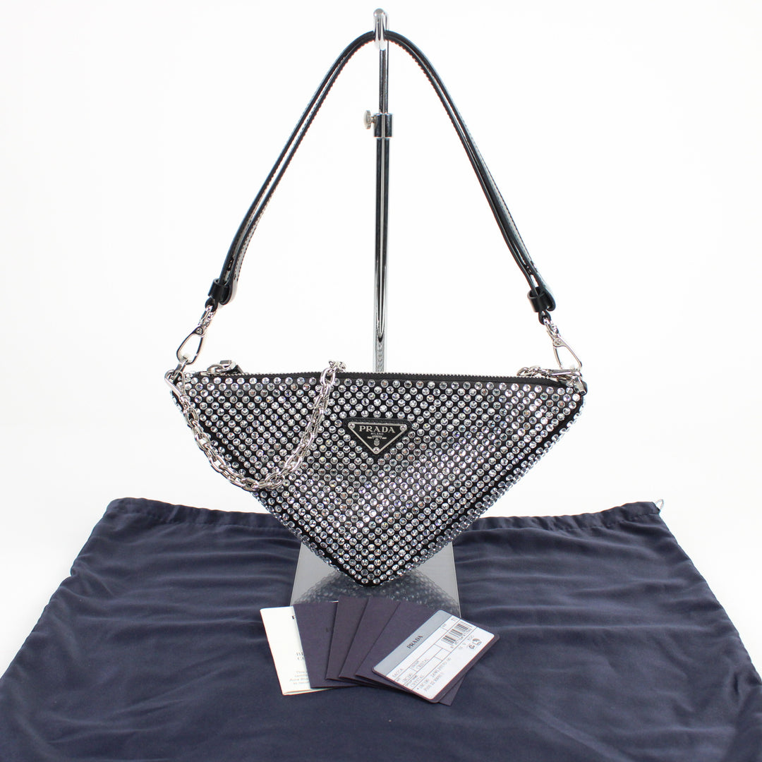 Prada Triangle Strass