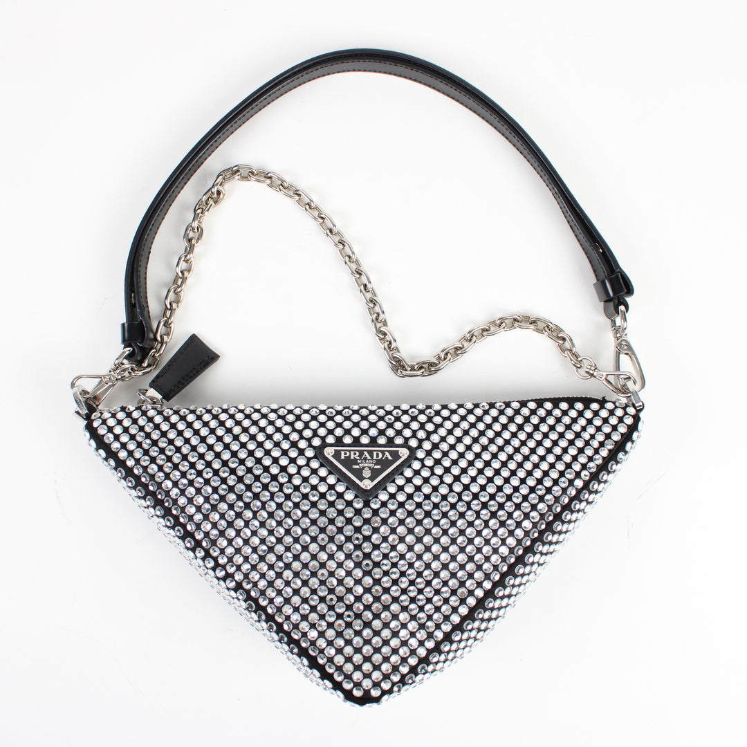Prada Triangle Strass