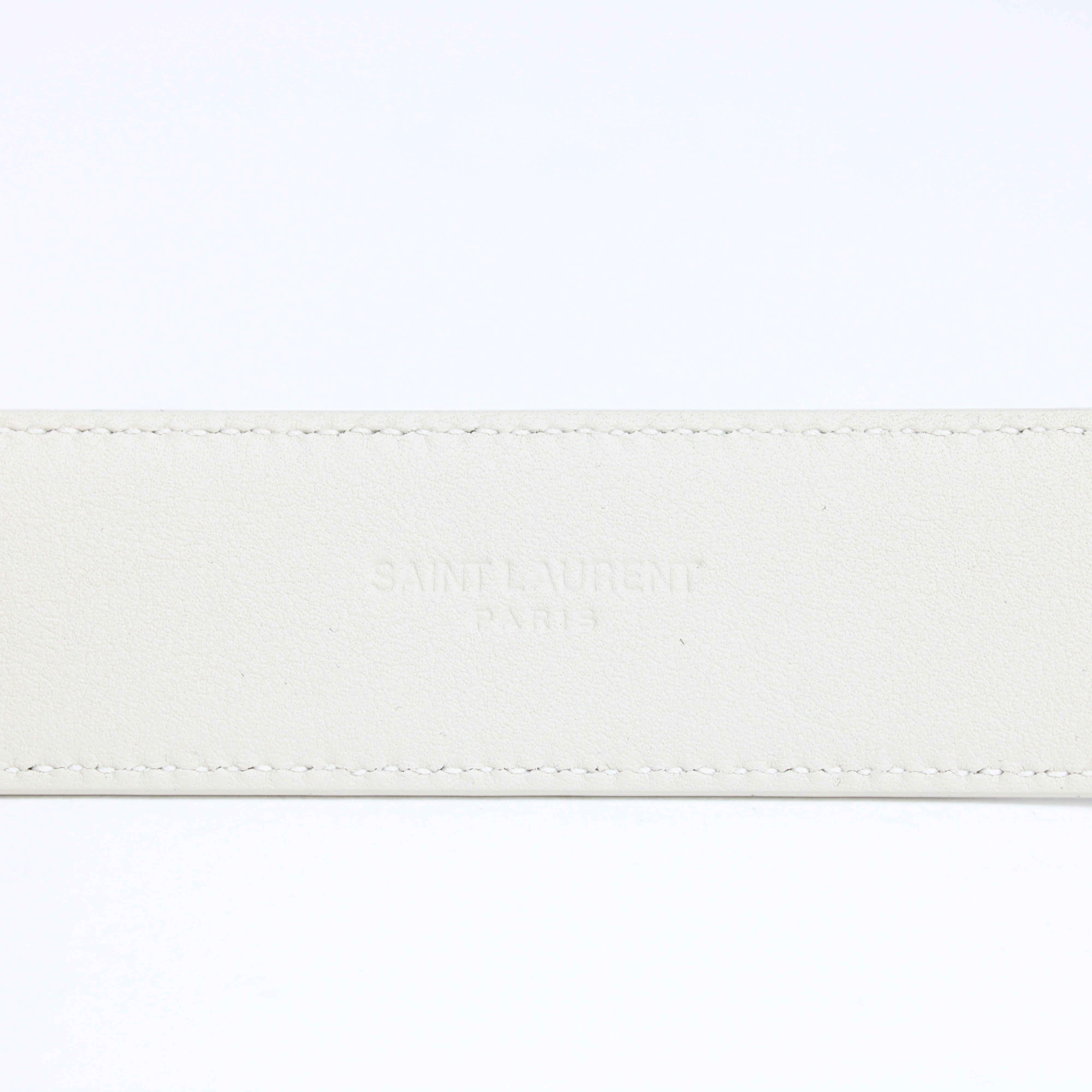 Cintura Saint Laurent Bianca Hardwear Oro Taglia 80cm