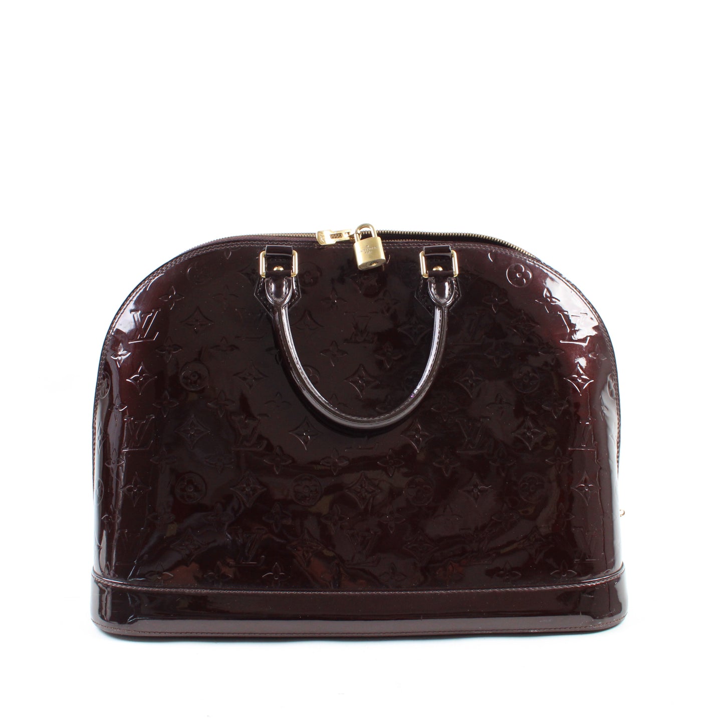 Louis Vuitton Alma Gm In Vernis Amaranto