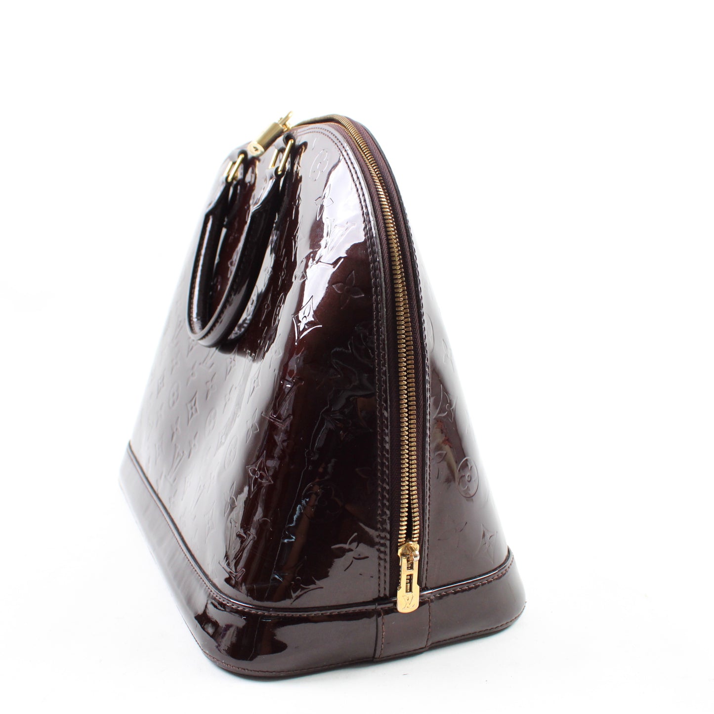 Louis Vuitton Alma Gm In Vernis Amaranto