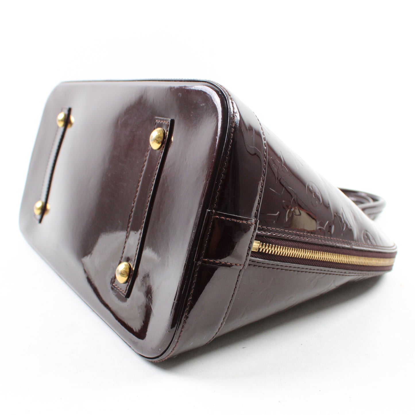 Louis Vuitton Alma Gm In Vernis Amaranto