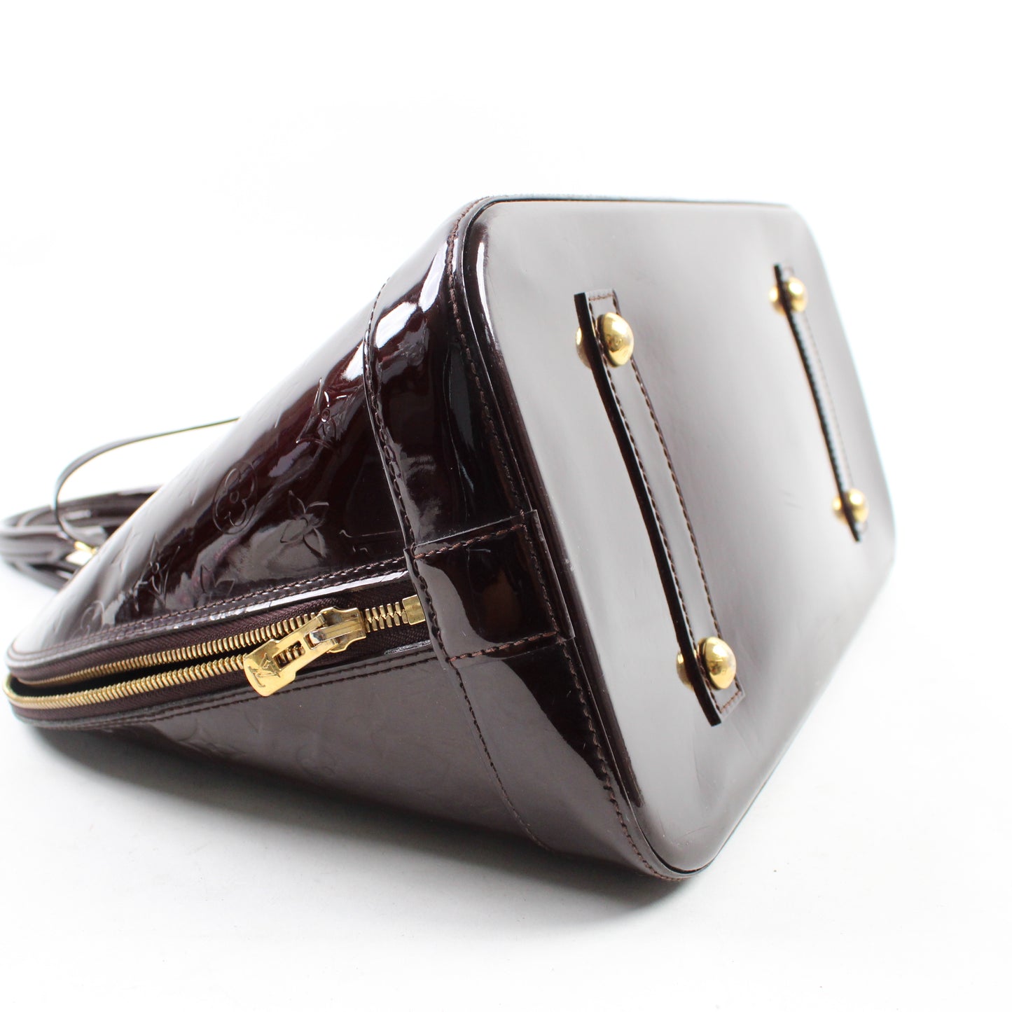 Louis Vuitton Alma Gm In Vernis Amaranto