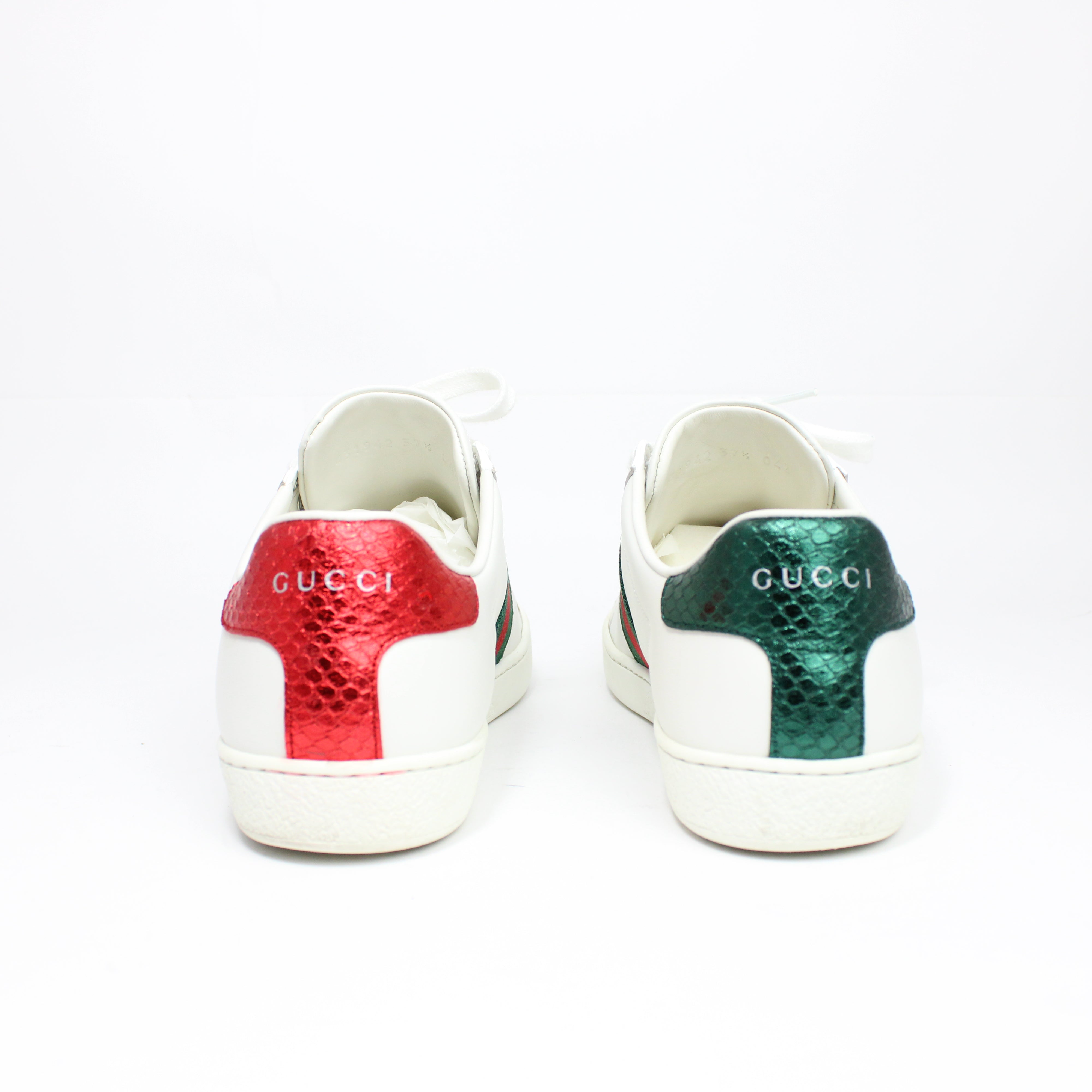 Gucci Ace Donna Ricamo Ape Sneakers Taglia 37,5