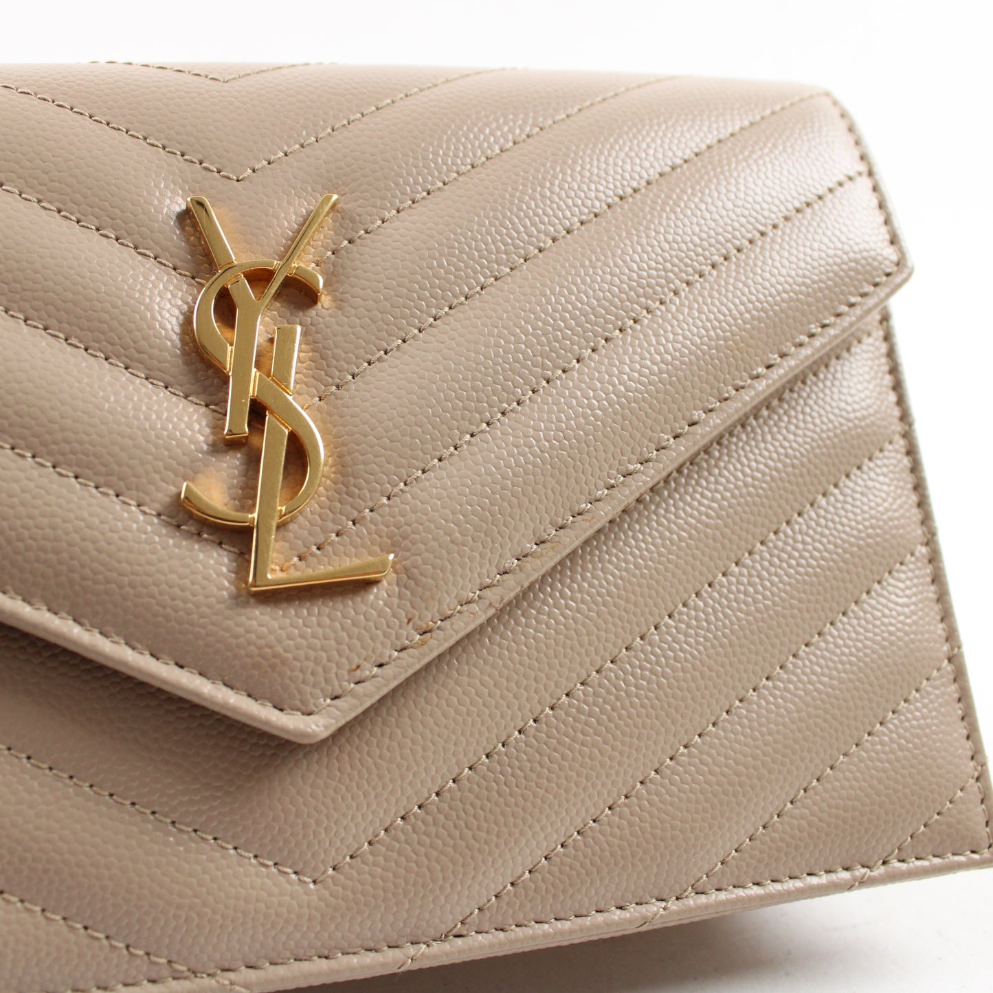 Saint Laurent Cassandre Portafoglio Con Catena