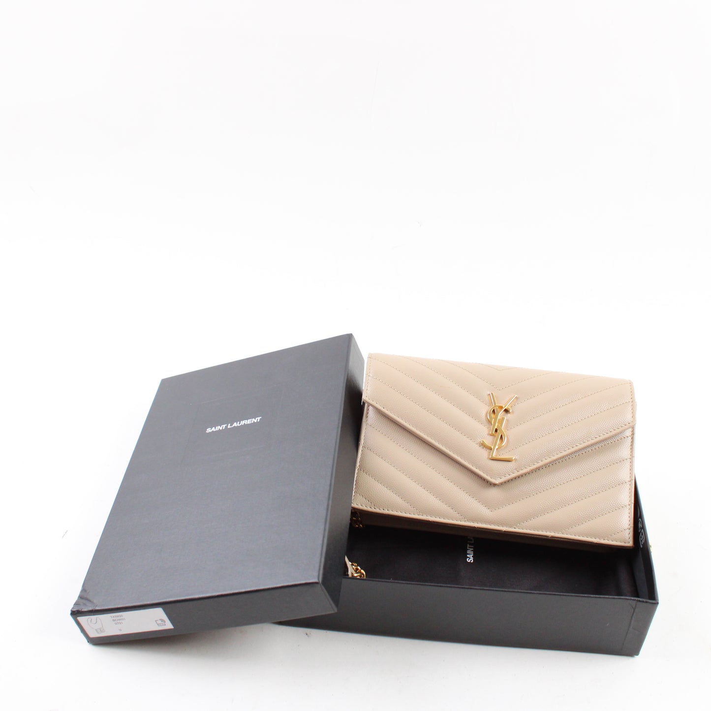 Saint Laurent Cassandre Portafoglio Con Catena