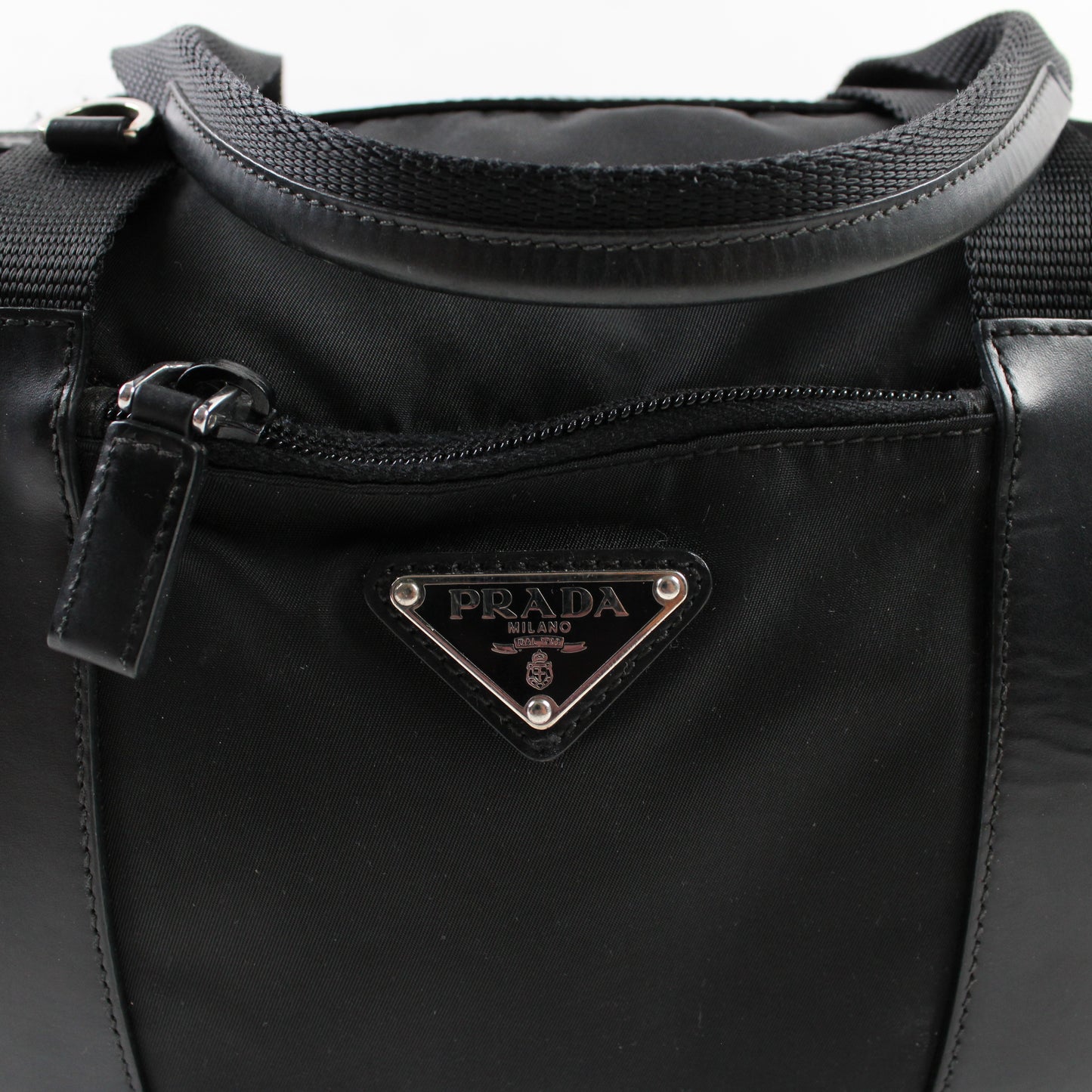 Prada Borsa A Mano In Nylon