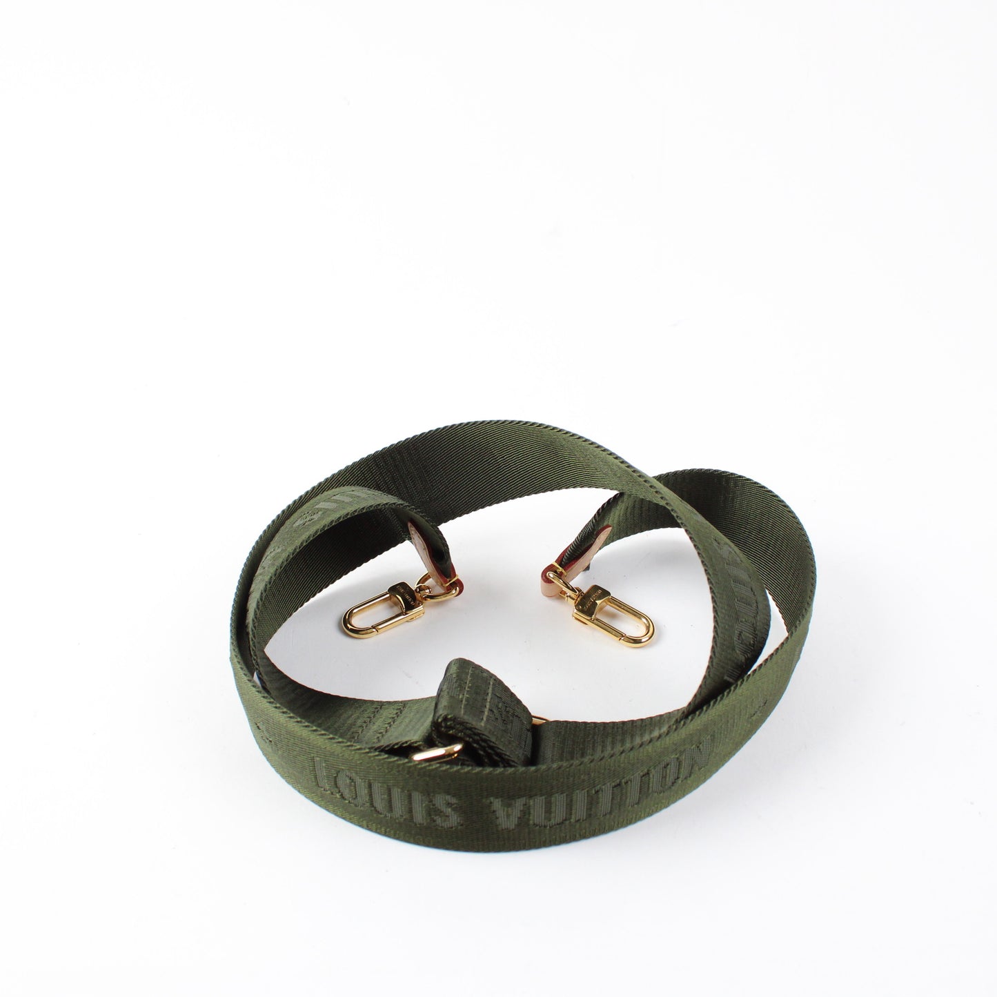 Louis Vuitton Tracolla Verde Regolabile