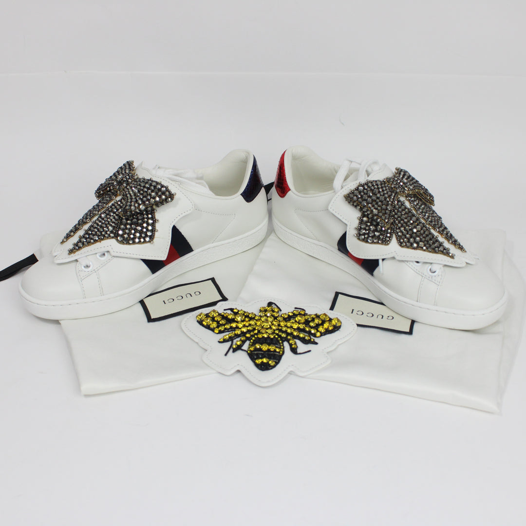 Ace Uomo Bianche Gucci Scarpe Da Uomo Gucci Sneakers ACE Taglia 34