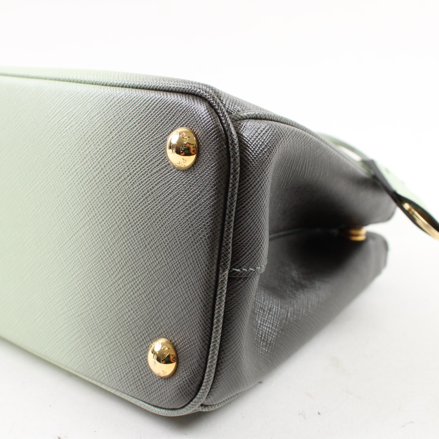 Prada Galleria Small Ombré Verde