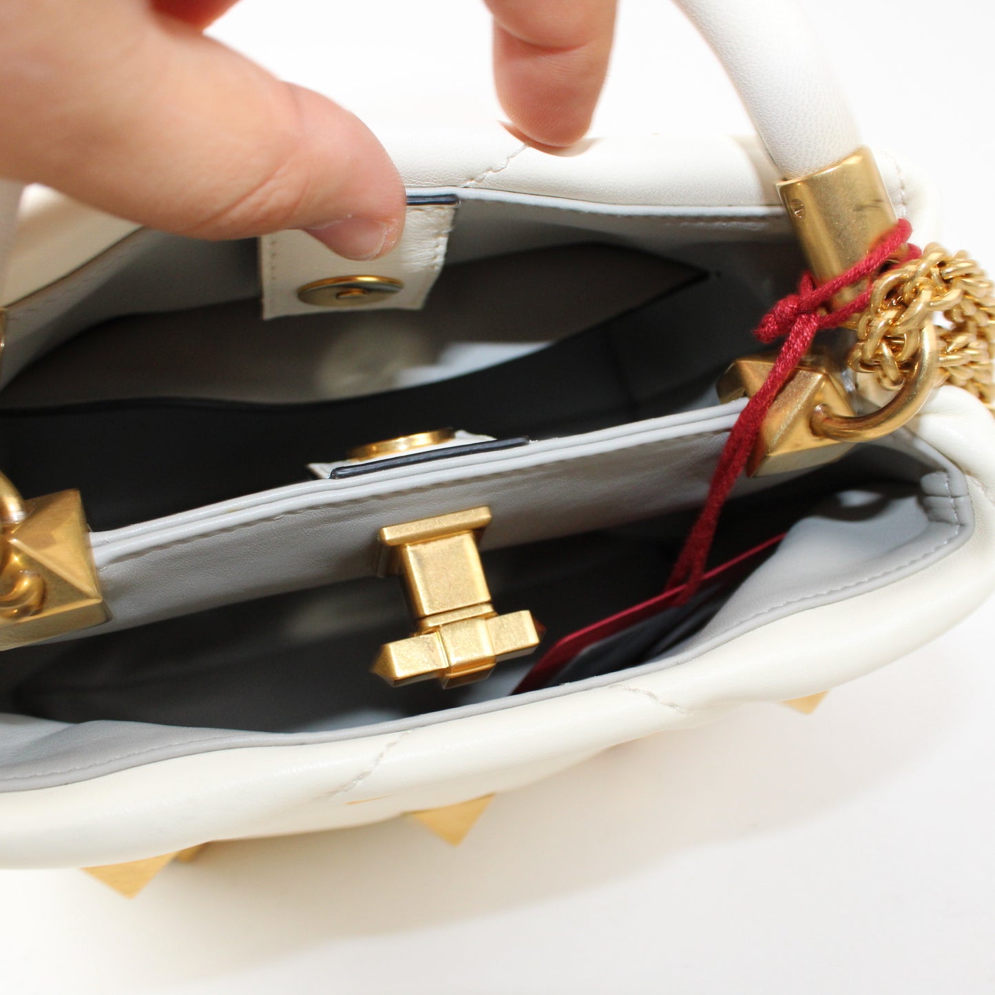 Valentino Garavani Roman Stud Top Handle