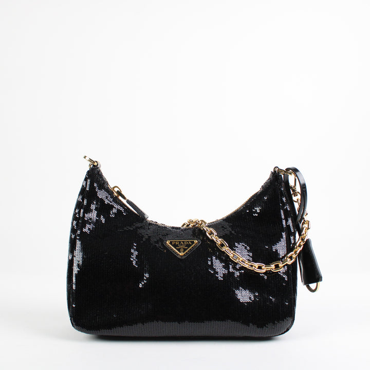 Prada Re-Nylon Con Paillettes