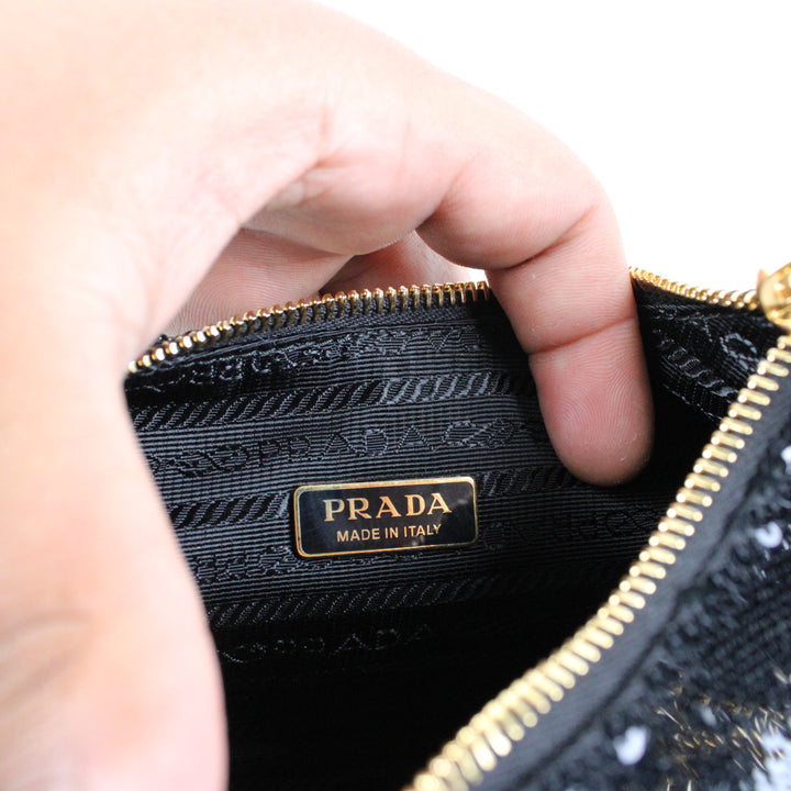 Prada Re-Nylon Con Paillettes