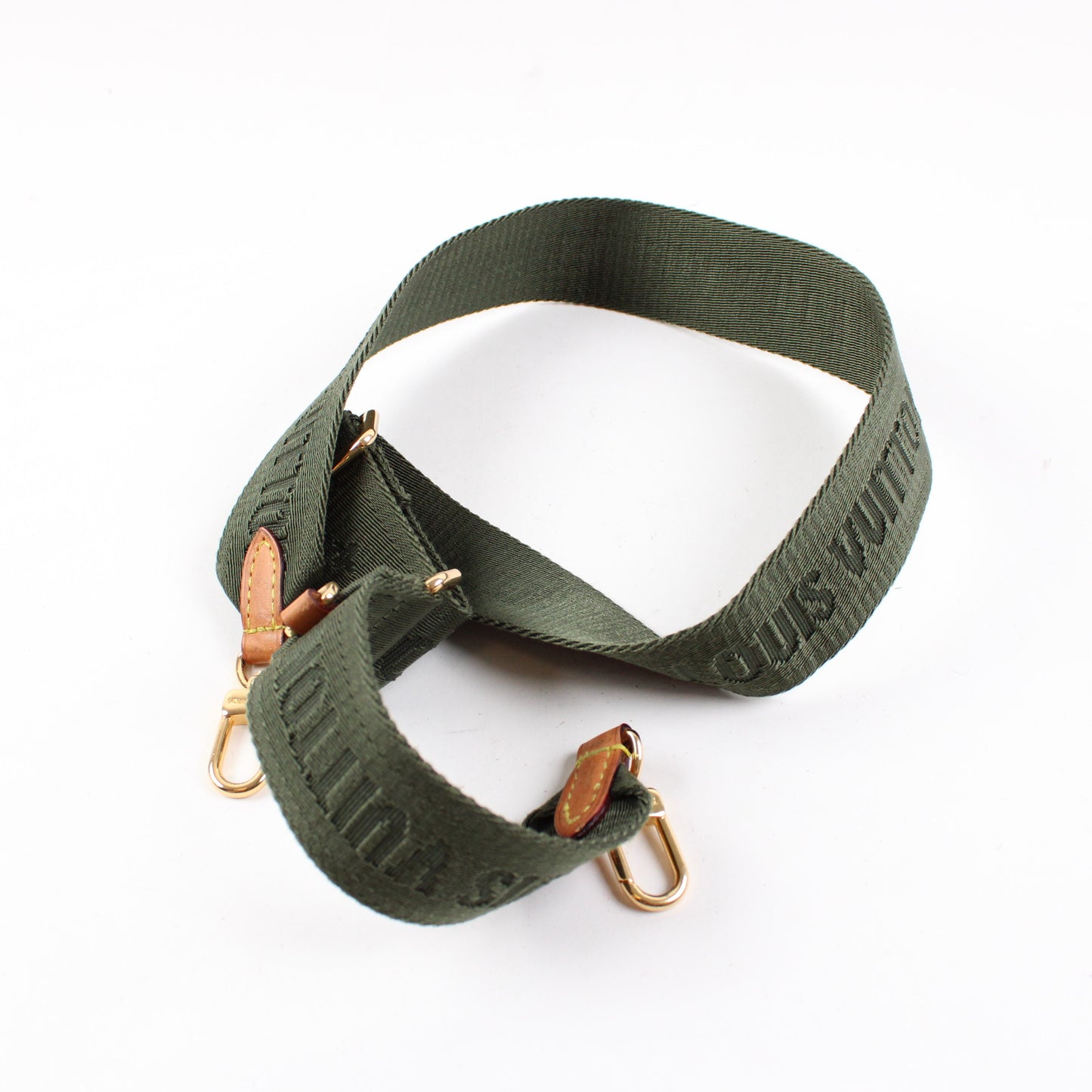 Louis Vuitton Tracolla Verde Regolabile