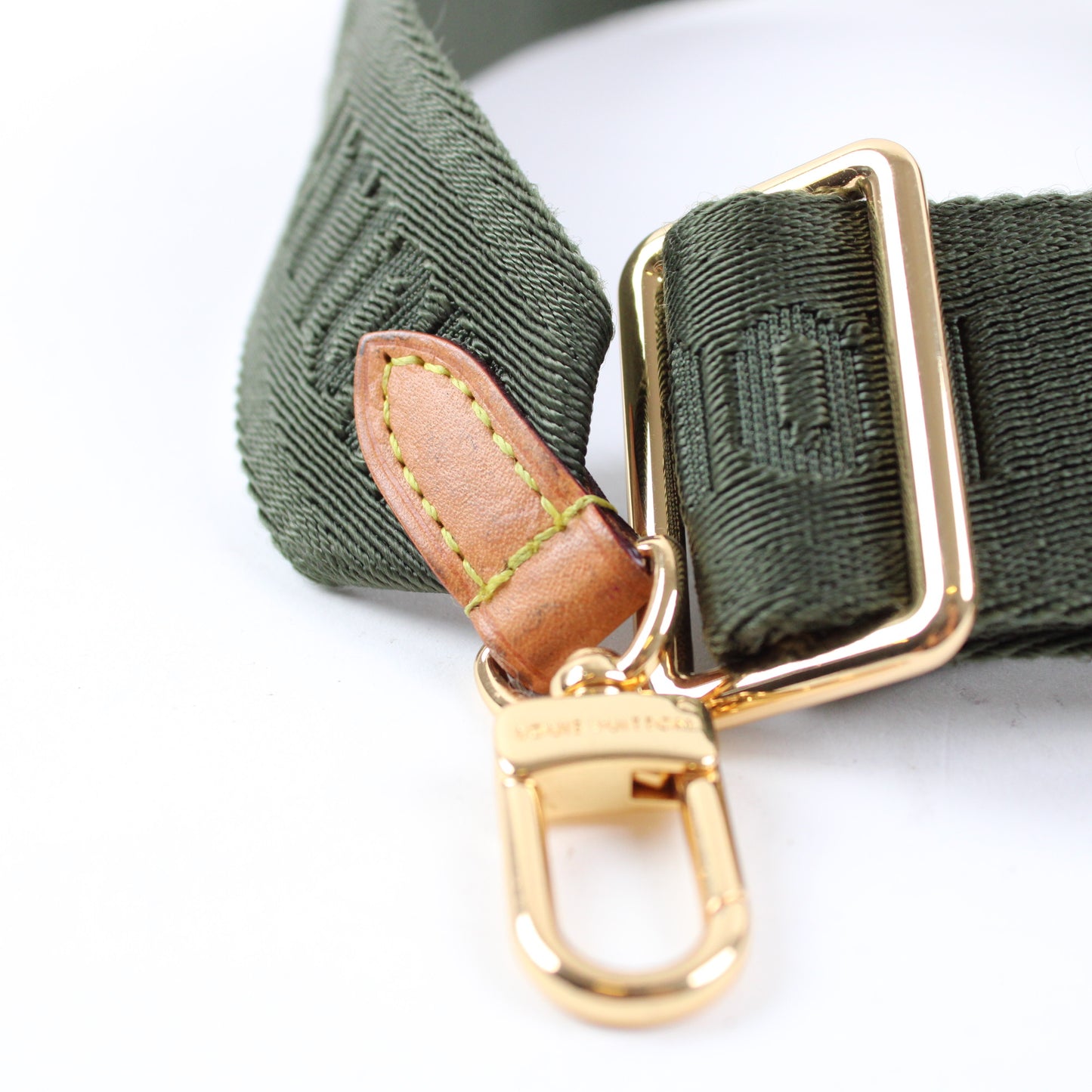 Louis Vuitton Tracolla Verde Regolabile