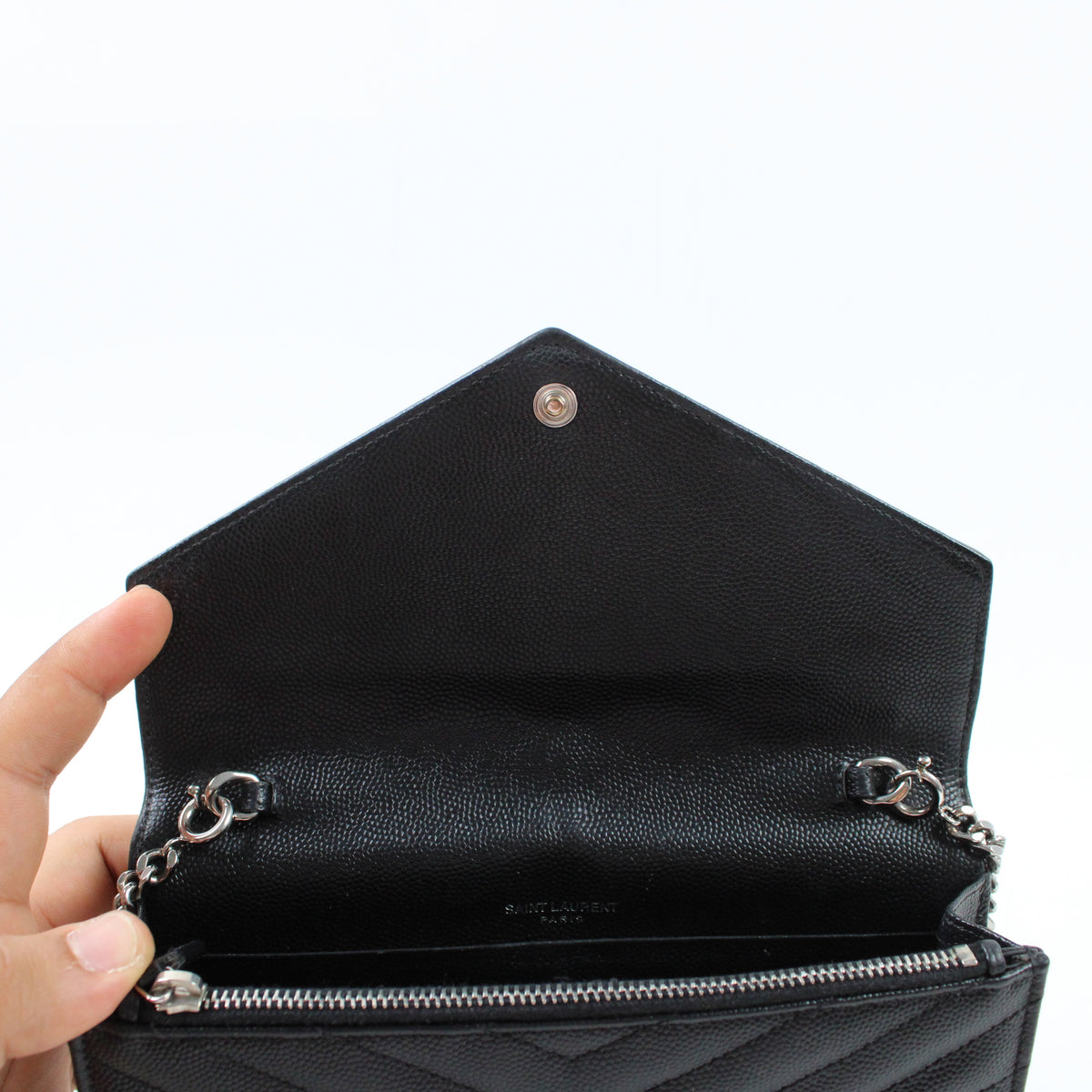Saint Laurent Cassandre Portafoglio A Catena