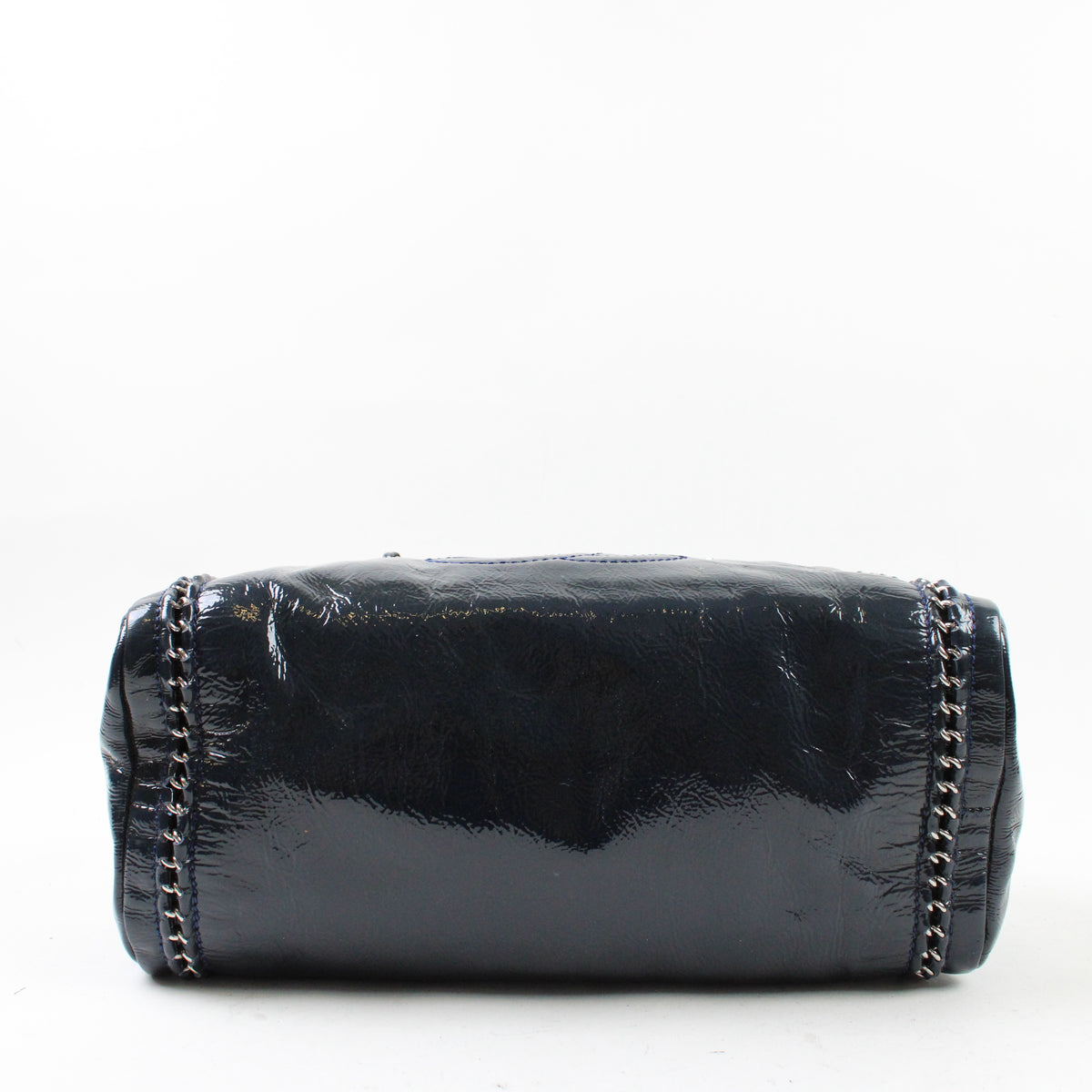 Chanel Luxe Ligne Bowler Bag In Vernice
