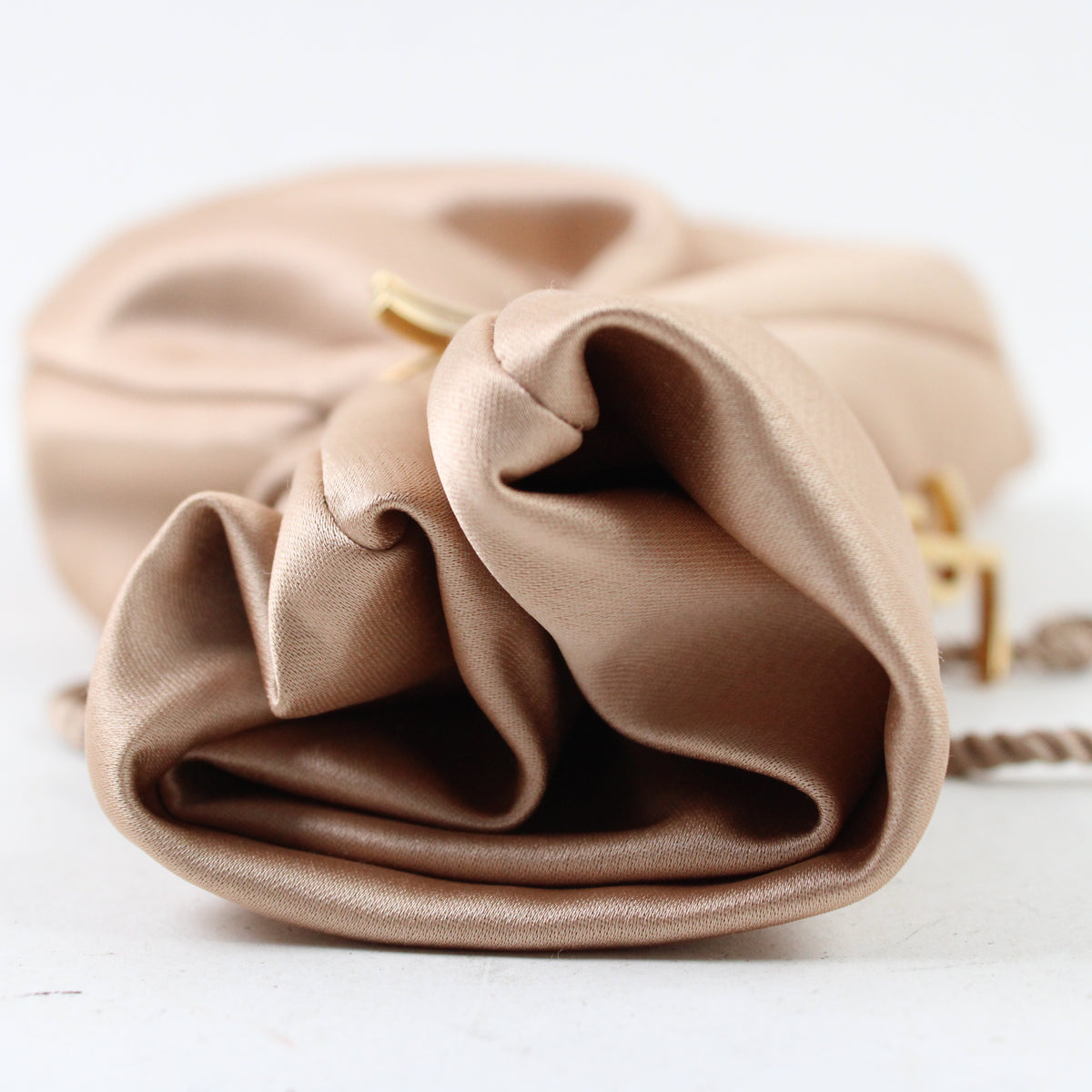 Saint Laurent Satin Evening Pouch