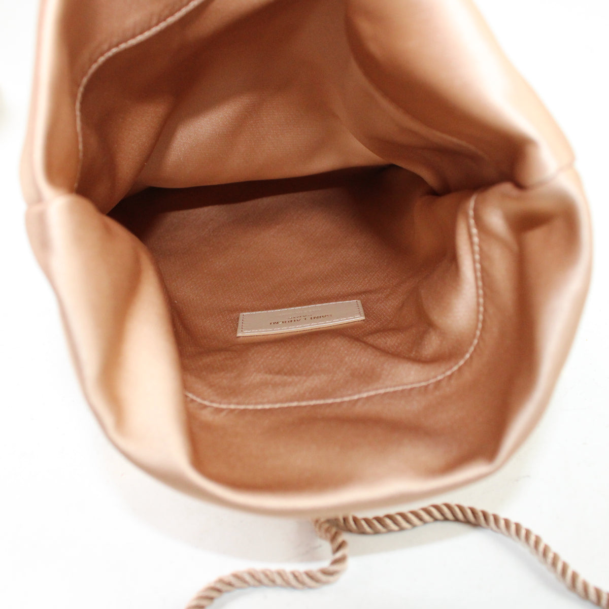 Saint Laurent Satin Evening Pouch
