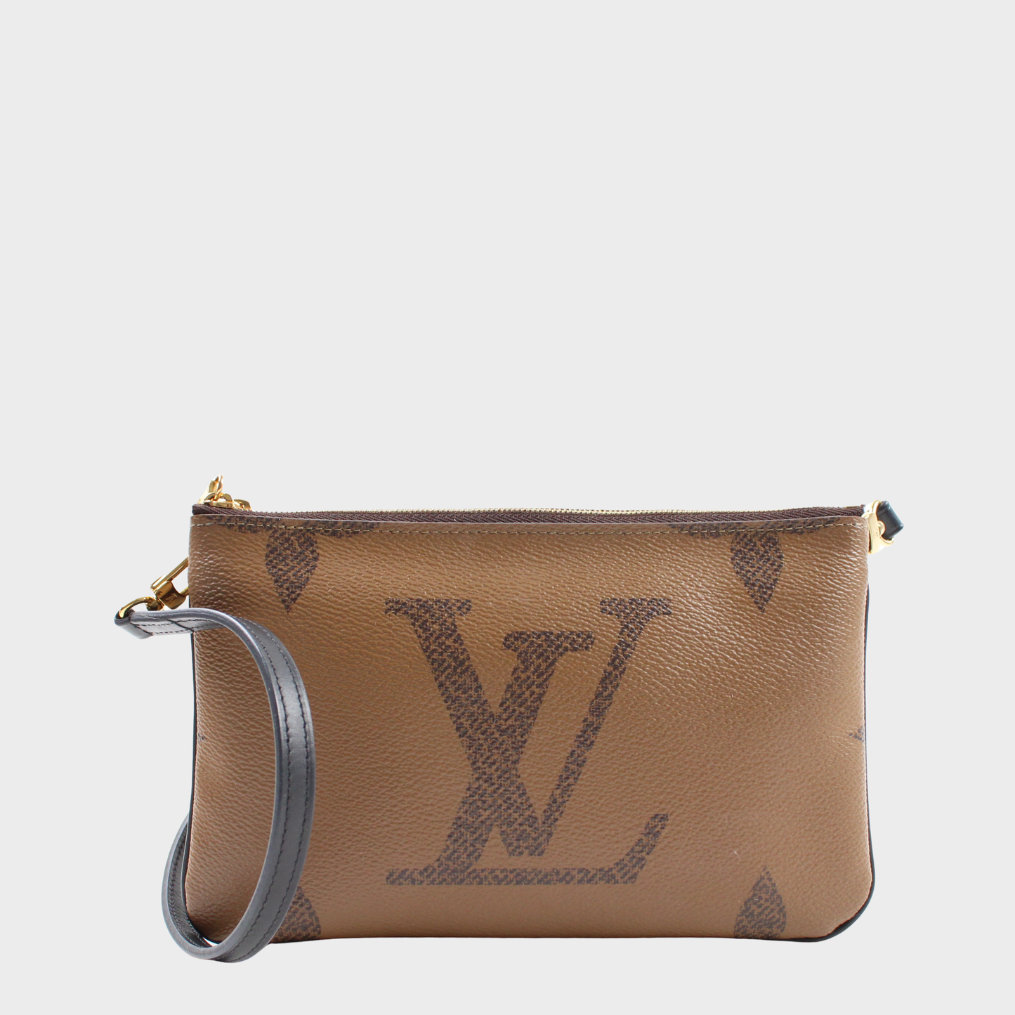 Louis Vuitton Pochette Double Zip Monogram Giant Reverse