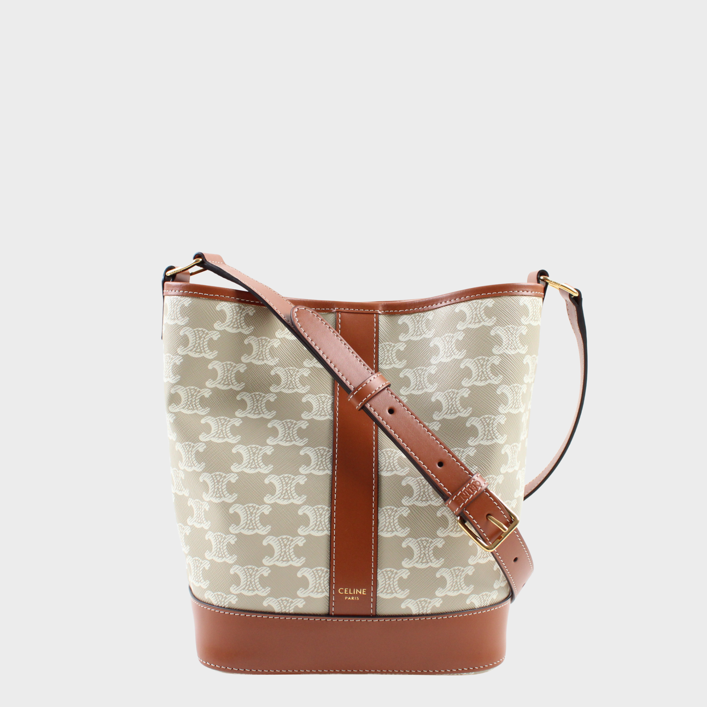 Cèline Triomphe Bucket In Canvas