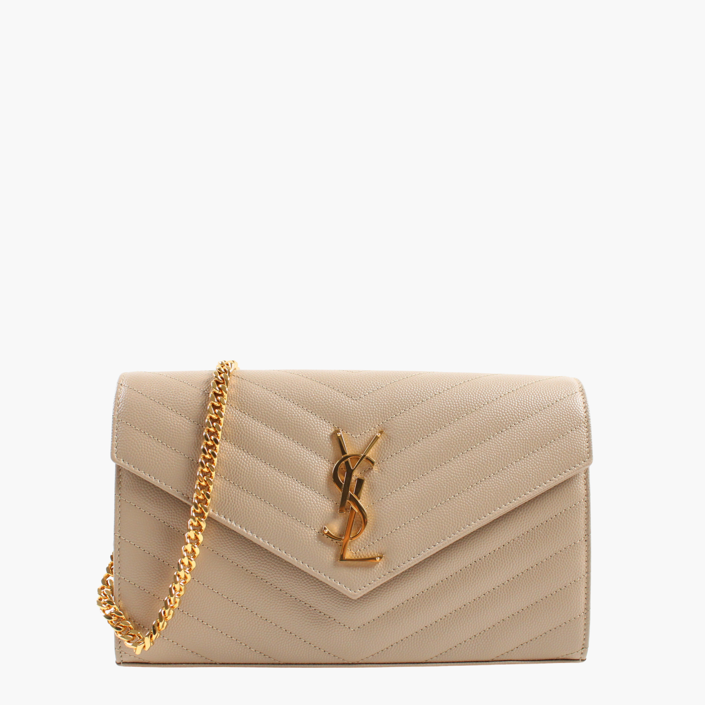 Saint Laurent Cassandre Pochette Con Catena